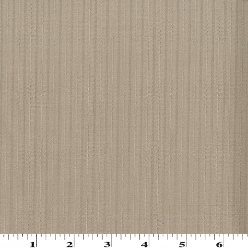 Taupe Beige Tropical Wool Blend Stripe Suiting